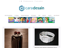Tablet Screenshot of caradesain.com